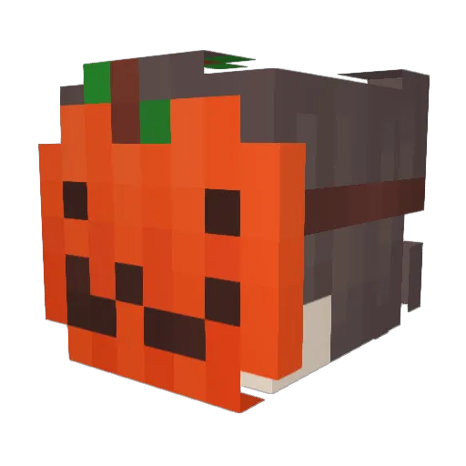 Badmending Minecraft avatar head, 3D render