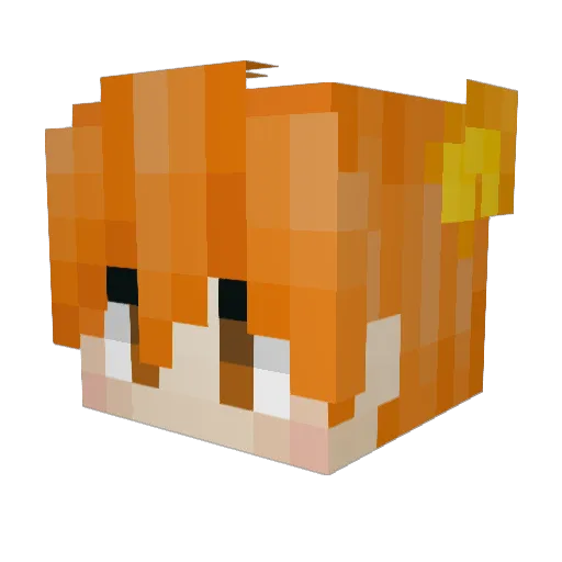 Badname12 Minecraft avatar head, 3D render