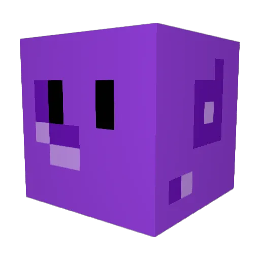 Badninja386 Minecraft avatar head, 3D render