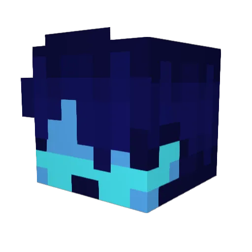 Badskoba22 Minecraft avatar head, 3D render