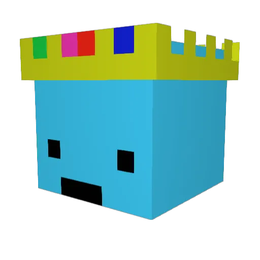 Badweed_ Minecraft avatar head, 3D render