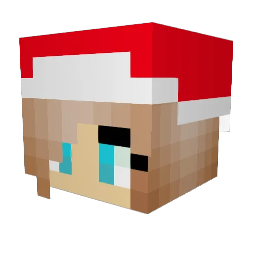 BaePlaysMC Minecraft avatar head, 3D render