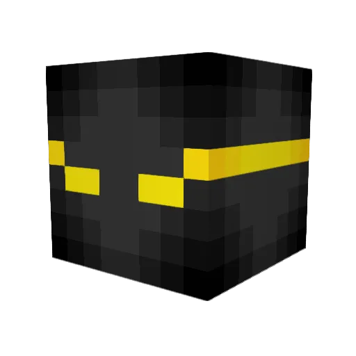 Baeblademaster Minecraft avatar head, 3D render