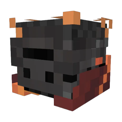 Baecyon Minecraft avatar head, 3D render