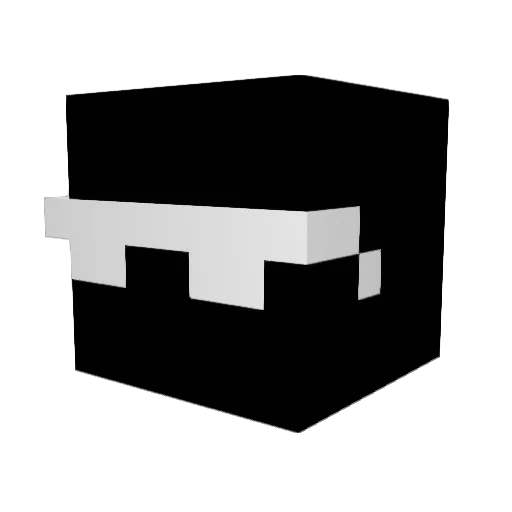 Baedz_ Minecraft avatar head, 3D render
