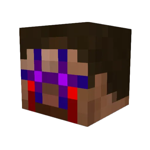Baernoloth Minecraft avatar head, 3D render