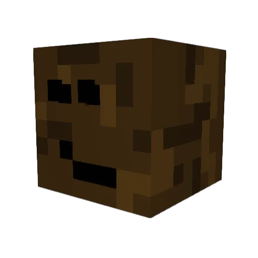 Baerplay Minecraft avatar head, 3D render