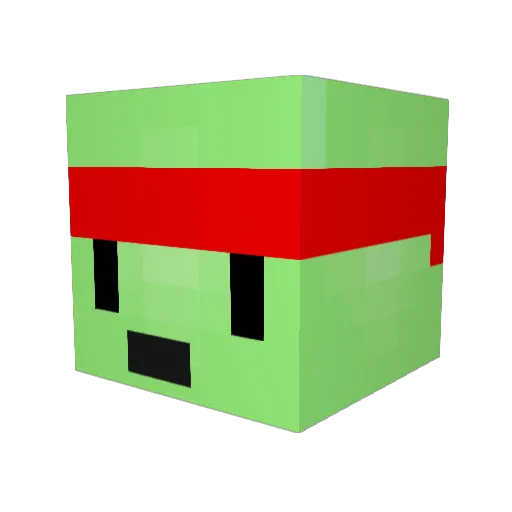 BaesianBoi Minecraft avatar head, 3D render