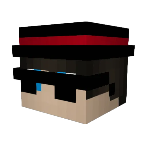 BaestSpencer Minecraft avatar head, 3D render