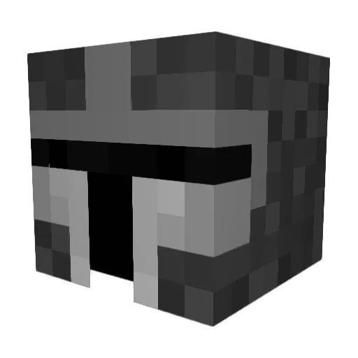 Baewatch Minecraft avatar head, 3D render