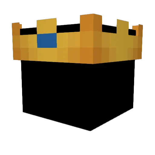 Bafey Minecraft avatar head, 3D render