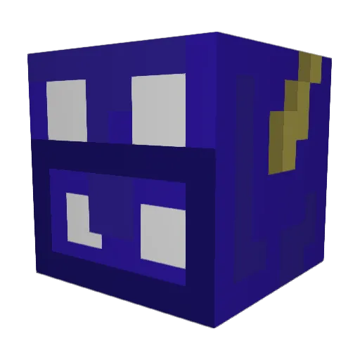 Bafifull Minecraft avatar head, 3D render