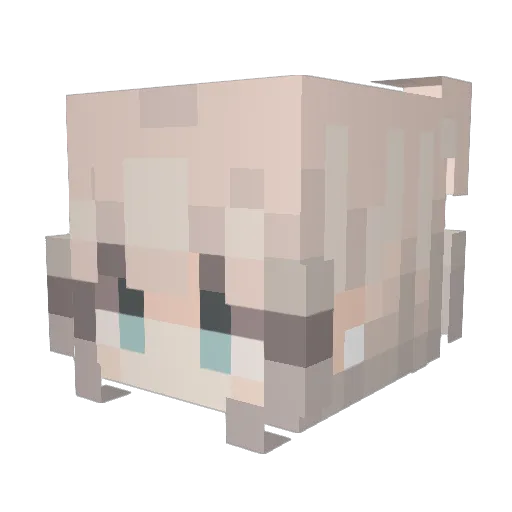 BafingIsATrend Minecraft avatar head, 3D render