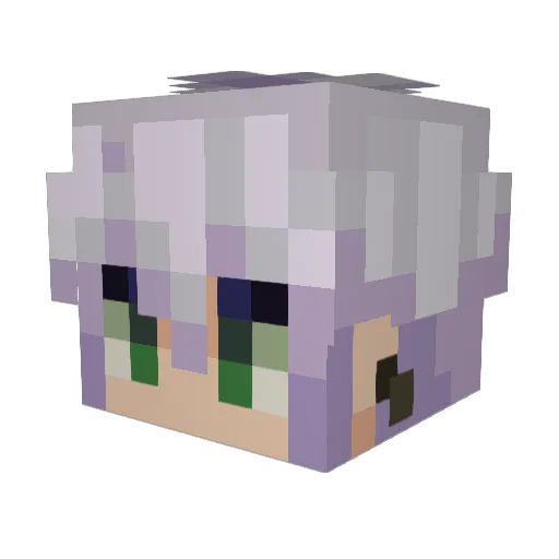 BafometeDaSilva Minecraft avatar head, 3D render