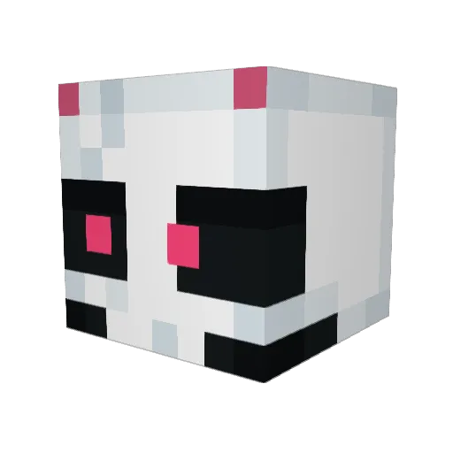 Bag_0f_B0n3s Minecraft avatar head, 3D render