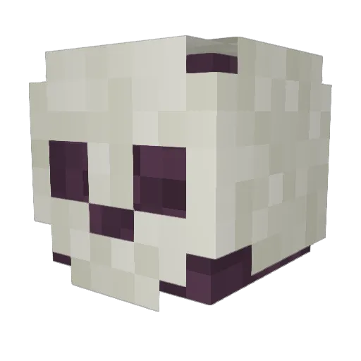 Bag_0f_Bones Minecraft avatar head, 3D render