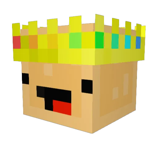 Bagel0rd Minecraft avatar head, 3D render
