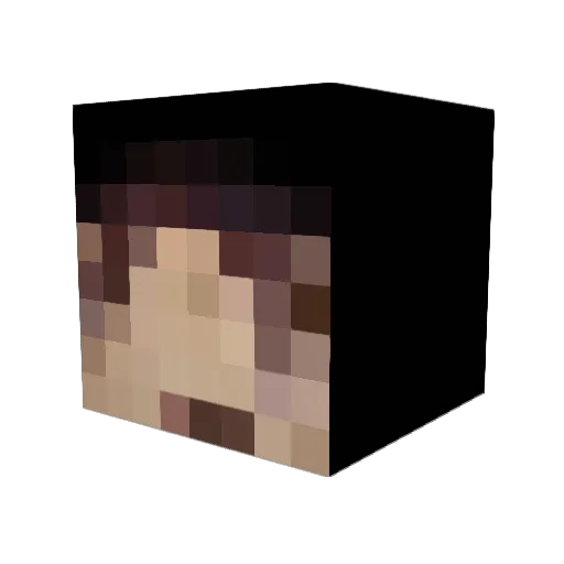 BagelMe Minecraft avatar head, 3D render