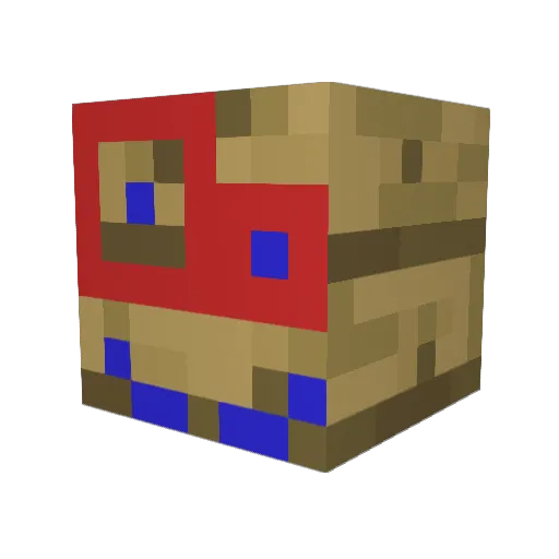 Bagel_Bagel Minecraft avatar head, 3D render