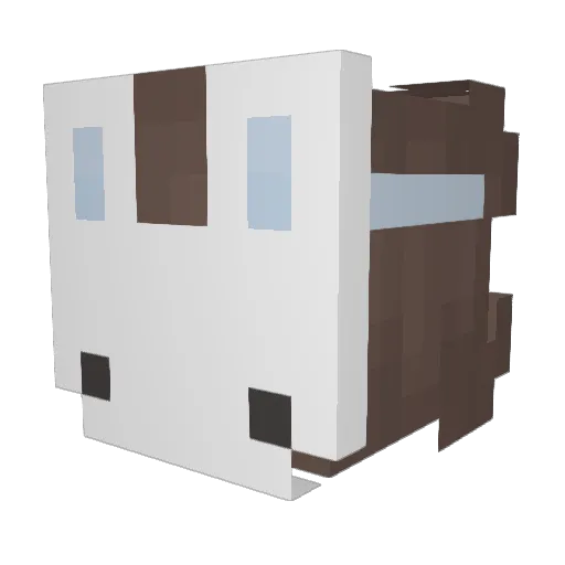 Bagels_Here Minecraft avatar head, 3D render