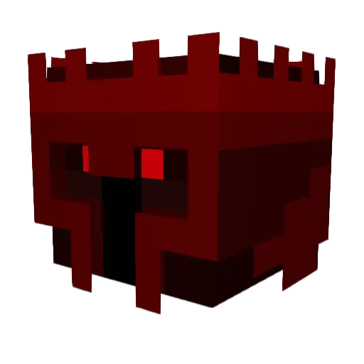 BaggerMensch Minecraft avatar head, 3D render