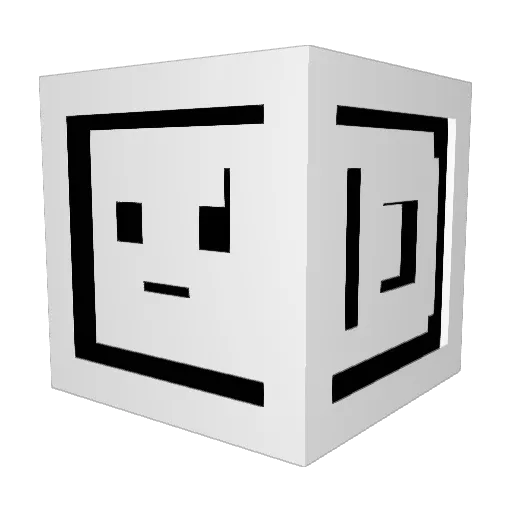 BagiFritz Minecraft avatar head, 3D render