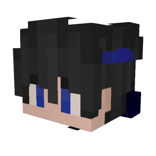 Bagienek15 Minecraft avatar head, 3D render