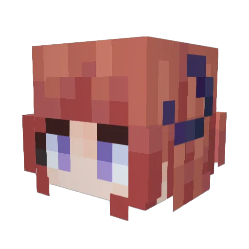 Bagpipe0717 Minecraft avatar head, 3D render