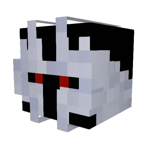 Bagr67 Minecraft avatar head, 3D render