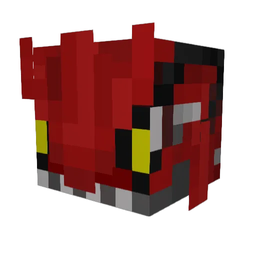 Bagrmitchsvan Minecraft avatar head, 3D render