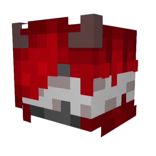 Bagzuel Minecraft avatar head, 3D render