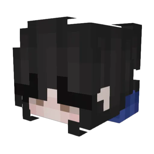 Bahgol Minecraft avatar head, 3D render
