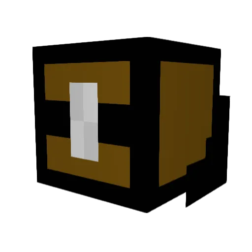 Bahnanas Minecraft avatar head, 3D render