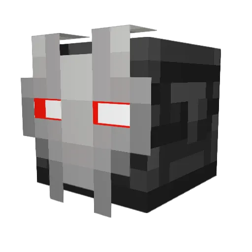 Bahndz Minecraft avatar head, 3D render