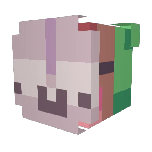 Bahtsizbedevi66 Minecraft avatar head, 3D render