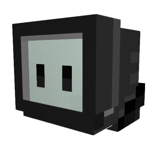 BaiBai_10_20 Minecraft avatar head, 3D render