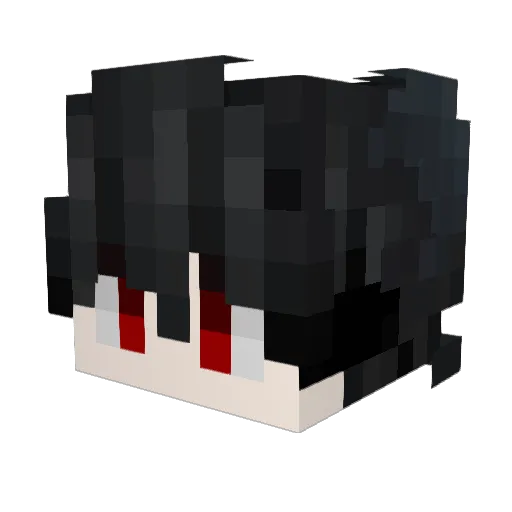 BaiYuMorningStar Minecraft avatar head, 3D render