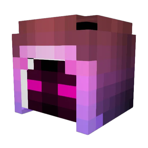 Baiff Minecraft avatar head, 3D render