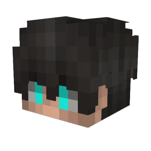 BailexFN Minecraft avatar head, 3D render
