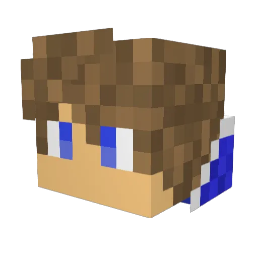 Bailey_EB17 Minecraft avatar head, 3D render