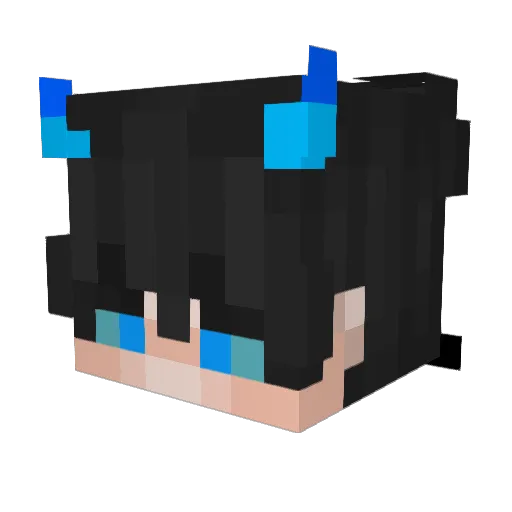 Baileycraft12 Minecraft avatar head, 3D render