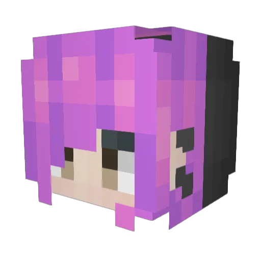 BailieX0X Minecraft avatar head, 3D render