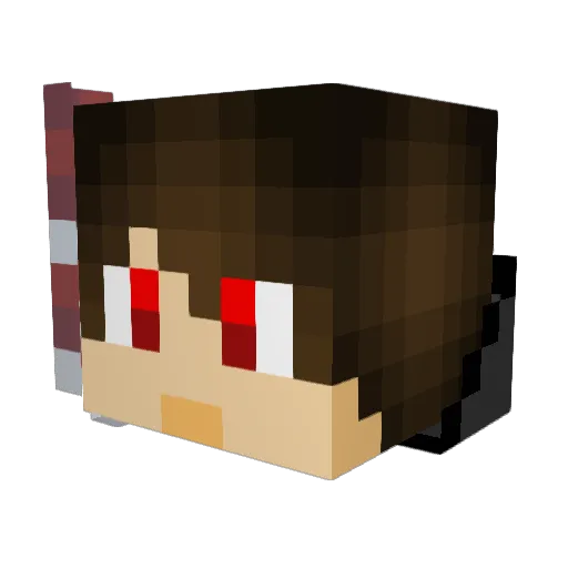 Baillistic_02 Minecraft avatar head, 3D render