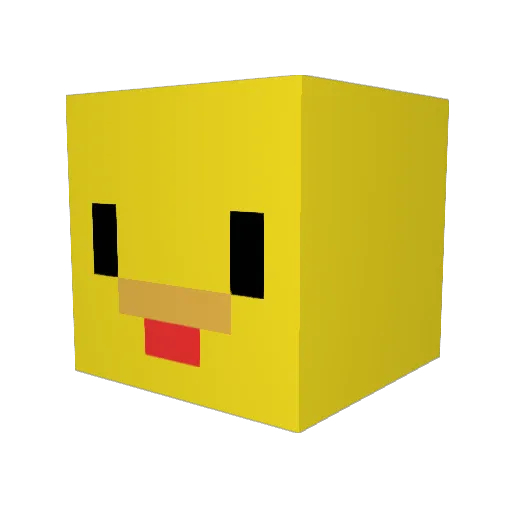Bailock21 Minecraft avatar head, 3D render