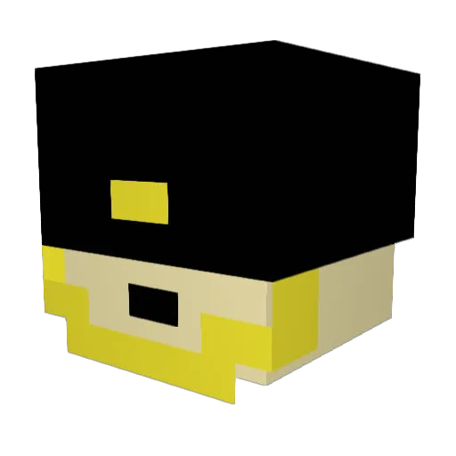 Bailore Minecraft avatar head, 3D render