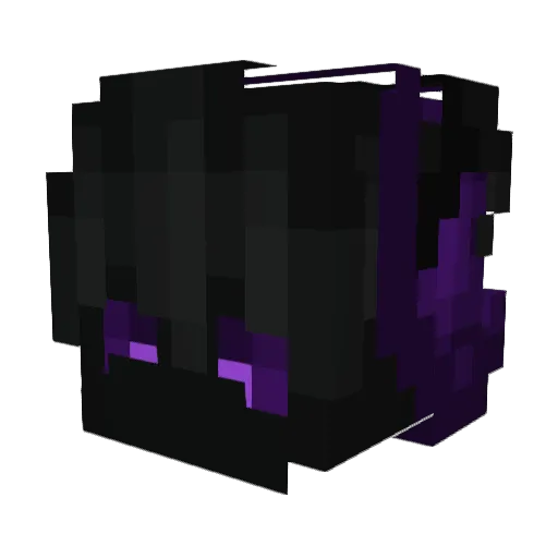 Bailowe Minecraft avatar head, 3D render