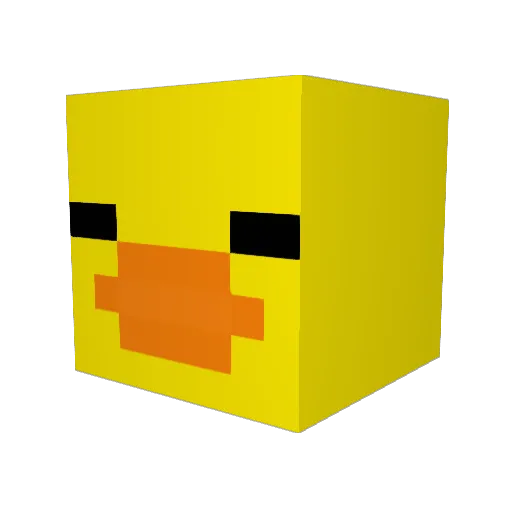 BailoyPlays Minecraft avatar head, 3D render