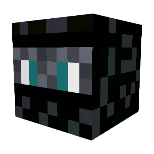 Bailstar Minecraft avatar head, 3D render