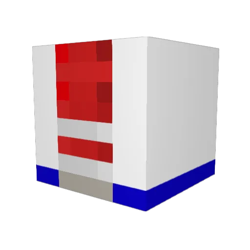 Bainlich Minecraft avatar head, 3D render