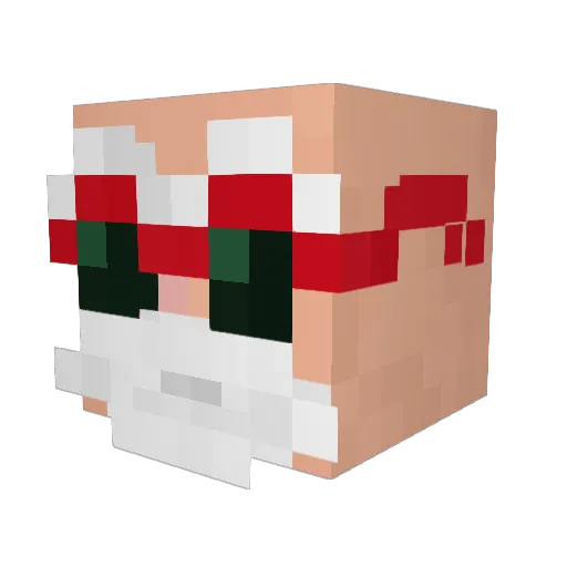 Bainy86 Minecraft avatar head, 3D render